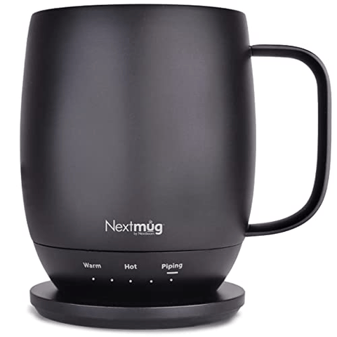 Nextmug - Temperature-Controlled, Self-Heating Coffee Mug 