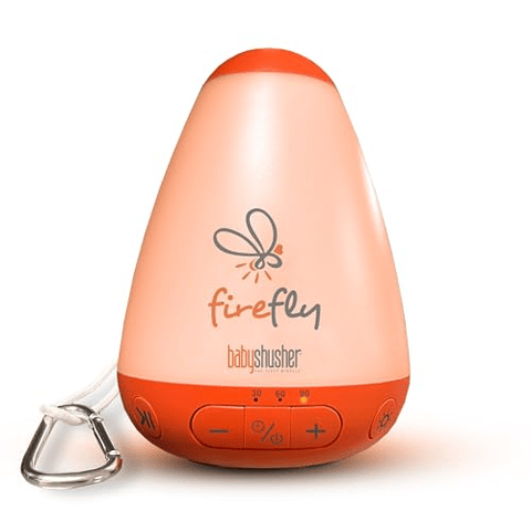 Baby Shusher Firefly - Portable Sound Machine Night Light for Baby