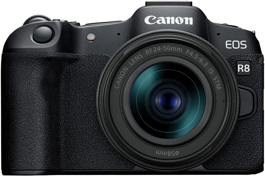  Canon EOS R8 Mirrorless Camera RF24-50mm F4.5-6.3 is STM Lens Kit